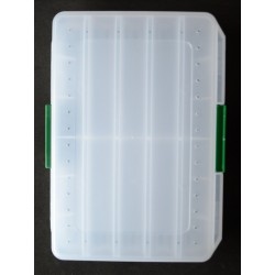 Коробка рибальська, для зберігання воблерів та блешень, Альянс КВ-12018, двостороння, 18 відсіків, розмір 260х187х48мм